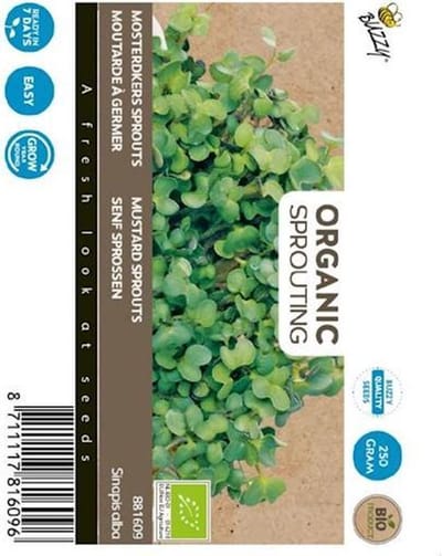 Spruitgroente Mosterdkers 250 gram BIO