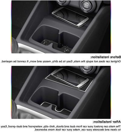 Rubber Matten voor Suzuki Swift - Antislip Center Console, Cup Holder en Deurslot Matten voor Optimaal Comfort en Bescherming