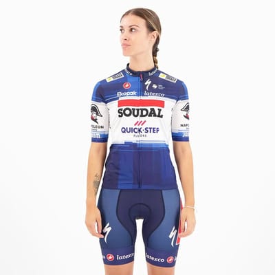 Castelli Competizione 2 Soudal Quick-step 2023 Korte Mouw Wielertrui Veelkleurig XL Vrouw