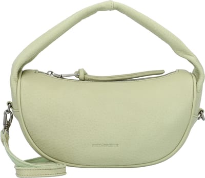 FREDsBRUDER Leren Handtas Schoudertas Bobonia Mini Hobo Bag Pistachio Lichtgroen