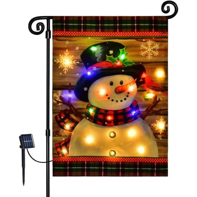 Zonnevlagverlichting Tuin Terras Gazonverlichting LED Zonne-gloed Vlag Met Ingebouwde Batterij black