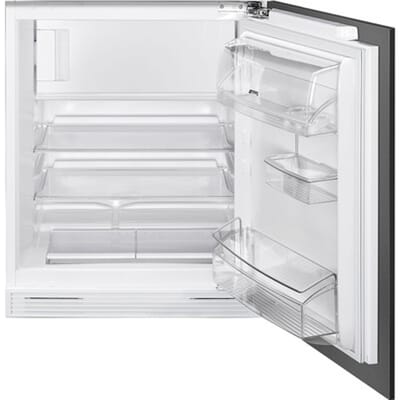 SMEG Inbouw koelkast Koelkast, Universeel, Onderbouw, Inbouw, Positie scharnier: Rechts, Deur omkeerbaar: Ja, Wit