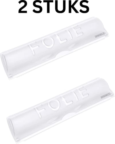 Spesely® Foliehouder 2 STUKS - Keukenrolhouders - Vershoudfolie houder - Aluminiumfolie houder - Bakpapier houder - rollenhouder - la - 33x8.5x5cm