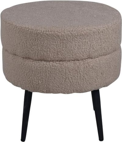 Svea - Zane hocker - teddy - beige