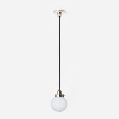 Hanglamp aan snoer Swingbulb 20's Nikkel - Art Deco Trade