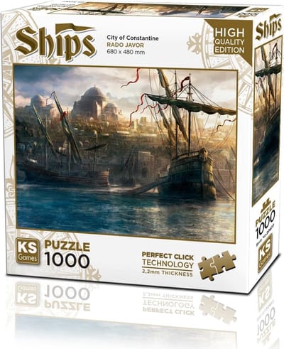 1000 Stukjes Puzzel - Legpuzzel Puzzelspel - Ontspanning Thuis - Perfect Click Technologie - 48 x 68 cm - Kleurloos