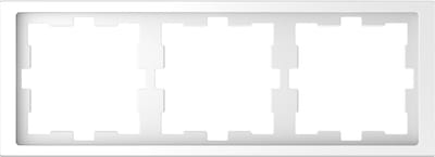 Afdekraam D-Life 3V - Kunststof Lotuswit - Systeem Design - Schneider Electric - MTN4030-6535