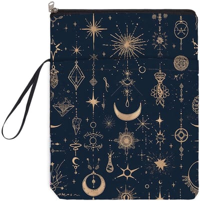 Dailygoods- Boekhoes Waterdicht - Boekentas Multicolor - Boekbeschermer met Voorvak - Multifunctionele Boekopbergtas - Afmeting 29 x 22 cm - Geschikt voor de meeste boeken