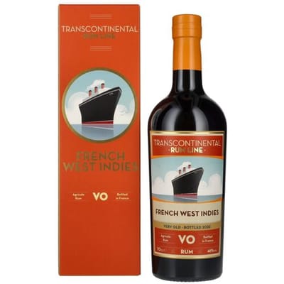 Transcontinental Rum Line FRENCH WEST INDIES VO Rum 2022 46% Vol. 0,7l in geschenkverpakking