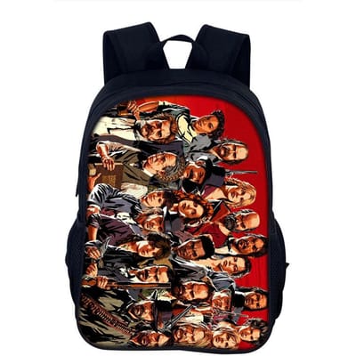 Rugzak Red Dead Redemption Schooltas 40cm/15.7inch Rugzak Boekentassen Computer Rugzak voor Jongen Meisje Beste Cadeau