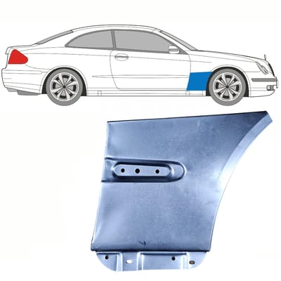 Reparatiepaneel voorspatbord voor Mercedes CLK W209 2002-2010 / Rechts