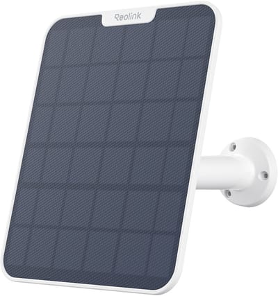 Reolink Zonnepaneel 2 - Compatibel Met Batterijcamera - Riem & 4 m Aansluitkabel - 6 W Vermogen - Weerbestendig - 1 Pack
