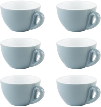 APS 6 Koffiekoppen - Kopje - Blauw - Ø 9,5 cm - 200 ml - Vaatwasserbestendig - Breukvast