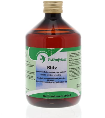 Rohnfried Blitz 500ml - voor postduiven