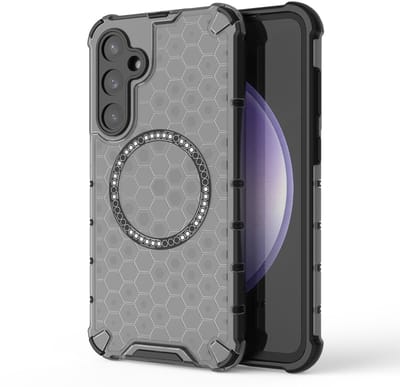 Solidenz HexArmor MagShield geschikt voor Samsung Galaxy S23 FE hoesje - Geschikt voor MagSafe - Zwart