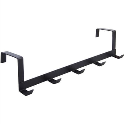 Haken Over de Deur 5 Haken Huis Badkamer Organizer Rek Kleding Jas Hoed Tas Handdoekhanger Badkamer Keuken Accessoires Houder
