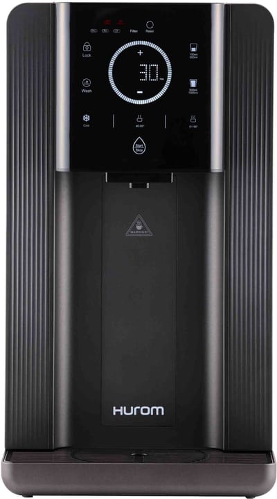 Hurom Waterfilter WP-A01 Zwart – RO Waterfilter – Warm & Koud Water – 40°C tot 95°C – 6L Tank