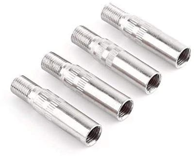 Dailygoods - Car Tire Valve Extension Adapter - 4 Stuks - Verlenging Ventiel - Duurzaam - Eenvoudig te Installeren - Voor Auto's en Trucks