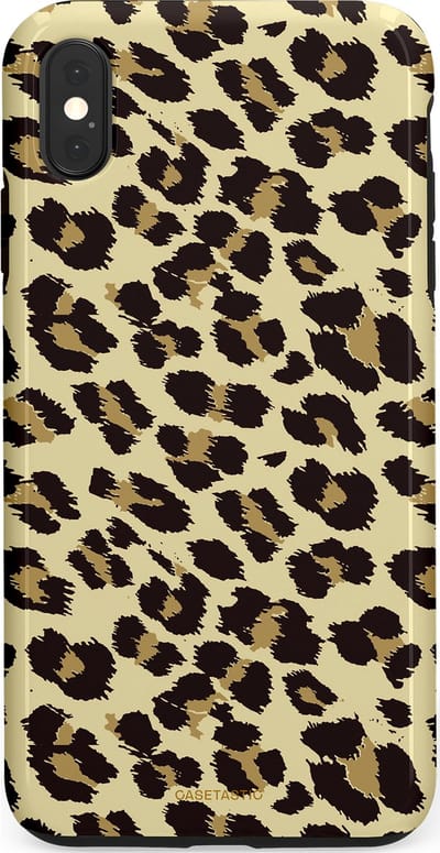 Casetastic Hoesje Geschikt voor Apple iPhone Xs Max - Stijlvolle Beschermende Duo-layer Case - Speels
