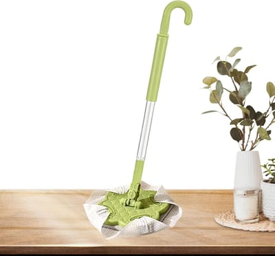 Vloer Plumeau - Stofwisser Telescoop - Huis Reinigen - 360 Graden Rotatie - Verstelbare Steel - Groen