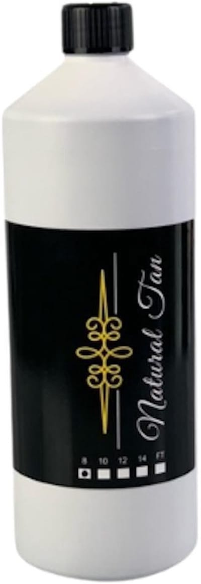 Natural Tan - Spray tan vloeistof 8% - 1 liter - zelfbruiner