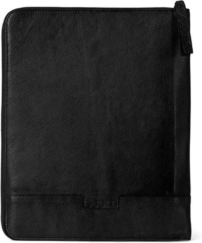 Gebreide etui - Breitas Naaldenkoker - Breien Organiseren - Handgemaakt Premium Leer - 32cm x 26cm - Zwart