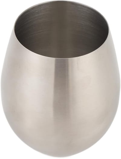 Dailygoods- Wijnglas 570ml - Roestvrij Staal - Onbreekbaar - Dubbelzijdig Geïsoleerd - Stevig Ontwerp - Perfect voor Buitenactiviteiten - Drinkbeker