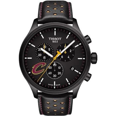 Tissot Speedmaster Serie Kwarts Uurwerk 100 Meter Waterbestendig Horloge 45 Mm Zwarte Wijzerplaat Roestvrijstalen Kast Leren Band T116.617.36.051.01 Black Dial black