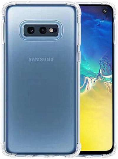 Schokbestendig Back Cover Hoesje - Shockproof Telefoonhoesje - Geschikt voor Samsung Galaxy S10e - Transparant