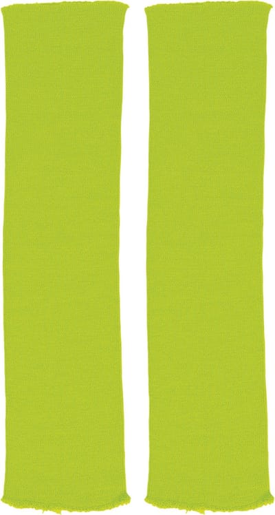 Groene beenwarmers neon