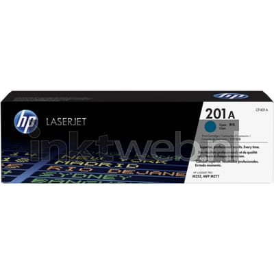 Tonercartridge hp cf401a 201a blauw