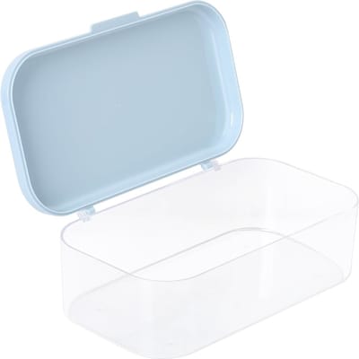 Cosmetica-organizer voor laden, grote make-upopbergdoos met deksel, de perfecte organizer voor cosmetica, haaraccessoires en medicijnen, blauw