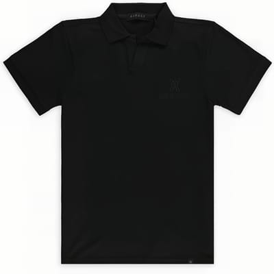 Aspact Pixel Polo Black Größe: S | Poloshirts Outlet | Unisex | Schwarz