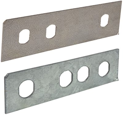 Flamco Zink-plaat, LA 45/150mm, SW 17 3-gaats 218x60xD 21,5 verdraaibeveiliging, M1393040