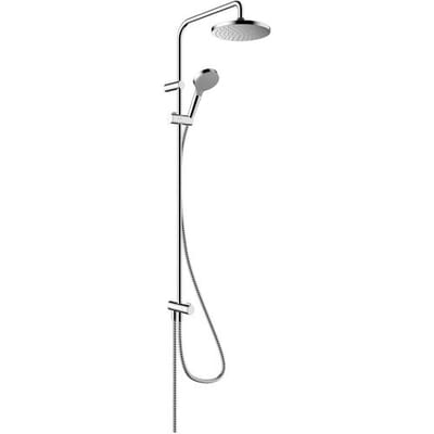 Hansgrohe Vernis Blend - showerpipe - zonder thermostaat - ecosmart - hoogglans chroom