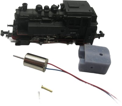 micromotor NR003 motor ombouwset voor Roco BR 80, BR 237 001, Renfe 030 T