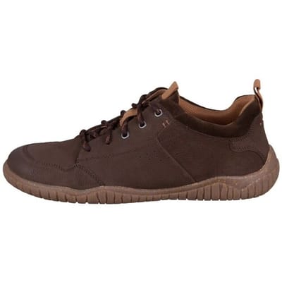 Josef Seibel - WALLACE 02 - Vrije tijdsschoenenHeren veterschoenHeren sneakersCasualBarefoot - Kleur: Bruin - Maat: 42