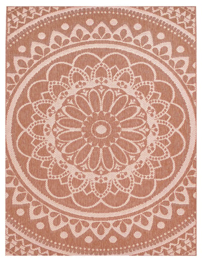 Binnen- en buitenkleed Breezy oranje 240x340 cm