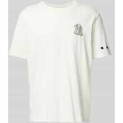 T-shirt met labeldetail