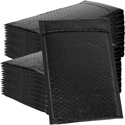 Allecto - Bubbelenveloppen - Waterdicht - Zwart - Verzendmateriaal - Verpakking - Perfect voor verzending van geschenken en producten