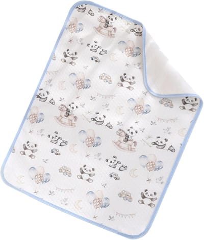 Verschoningsmat - Wasbare Ondergrond - Baby Verzorging - Waterdicht Ademend - 70x50cm - Panda