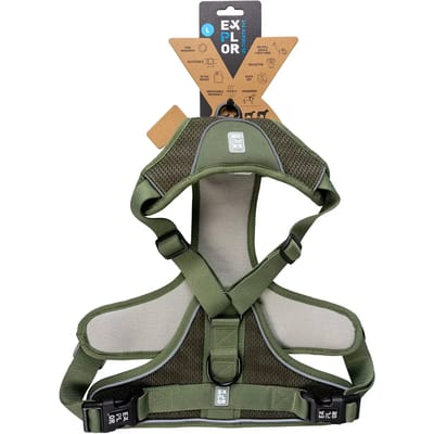 Duvoplus - Hondentuigje - Hond - Ultimate Fit No-pull Harnas Classic M - 35-60cm - 57-80cm Undercover Green - 1st