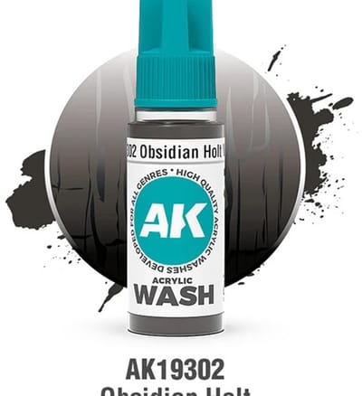 AK 3rd Gen Acrylics: Obsidian Holt Wash (18ml)