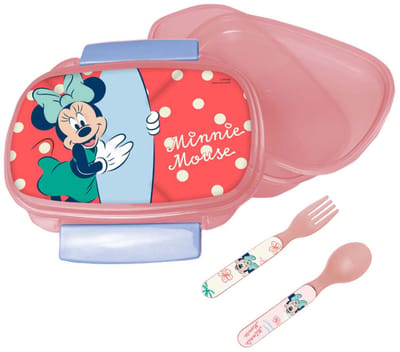 Disney Minnie Summer sandwichdoos + bestekset