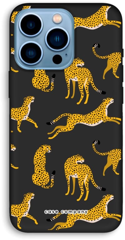 Case Company® - Hoesje geschikt voor iPhone 13 Pro hoesje - Luipaard - Biologisch Afbreekbaar Telefoonhoesje - Bescherming alle Kanten en Schermrand