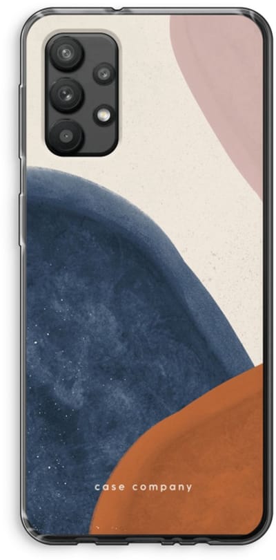Case Company® - Hoesje geschikt voor Samsung Galaxy A32 4G hoesje - Geo #1 - Soft Cover Telefoonhoesje - Bescherming aan alle Kanten en Schermrand