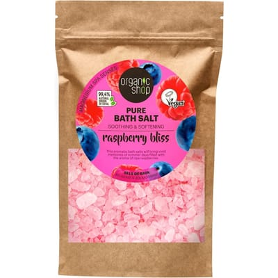 Organic Shop Raspberry Bliss Pure Bath Salt 500 g