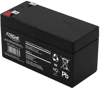 Xtreme - Gelbatterij 12V 3.4Ah onderhoudsvrije AGM - 82-214#