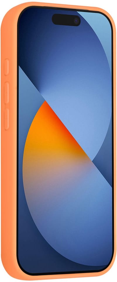 TUNIQ Back cover iPhone 17 Pro - Tangerine Orange - MagSafe met Ring Stand - Verhoogde Camerabescherming