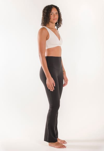 Boob Design - Zwangerschapsyogabroek - Comfortabele Stretch - Met verstelbare banden - Zwart - Maat XL